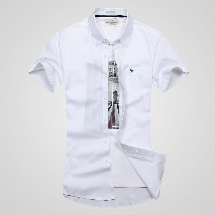 Nueva Abercrombie Fitch Hombres Algodón camiseta de verano AF6875